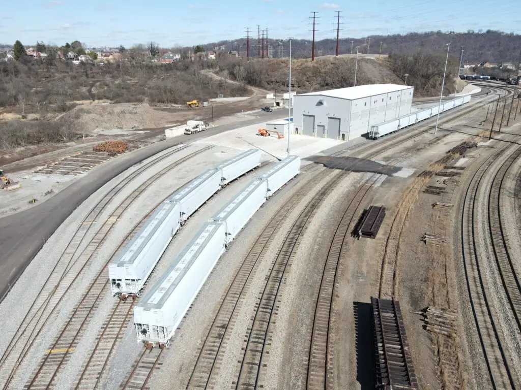 Union Railroad's new Car Shop near Pittsburgh, PA